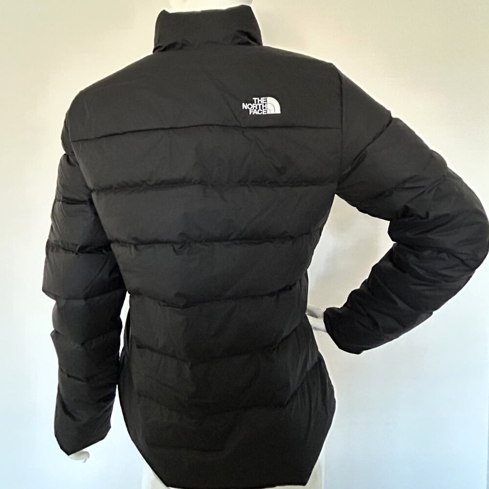 THE NORTH FACE WOMEN FLARE2 (Minoqua) PUFFER 600-DOWN WINTER JACKET BLACK ALL SZ - Picture 3 of 3